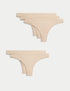 Marks & Spencer "5pk No VPL Microfibre Low Rise Thongs"